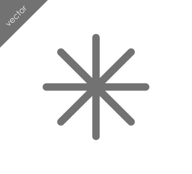 Yıldız işareti simge tasarlamak 