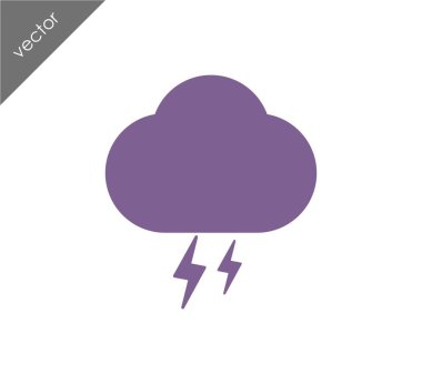 Fırtına bulutu simgesi