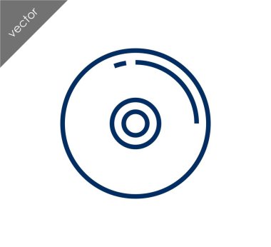 CD disk simgesine