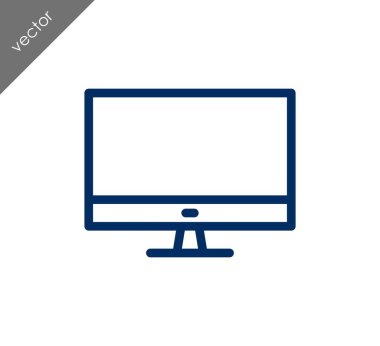 flat monitör simgesini