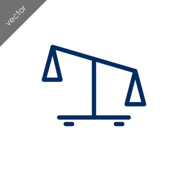 düz ölçek simgesi