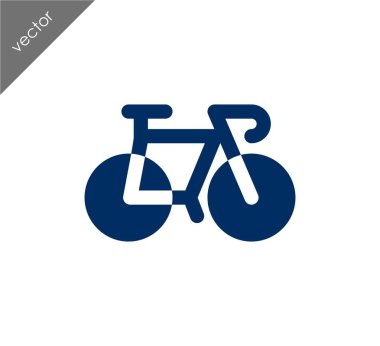 Bisiklet basit simgesi