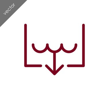 çamaşır makinesi drenaj simgesi