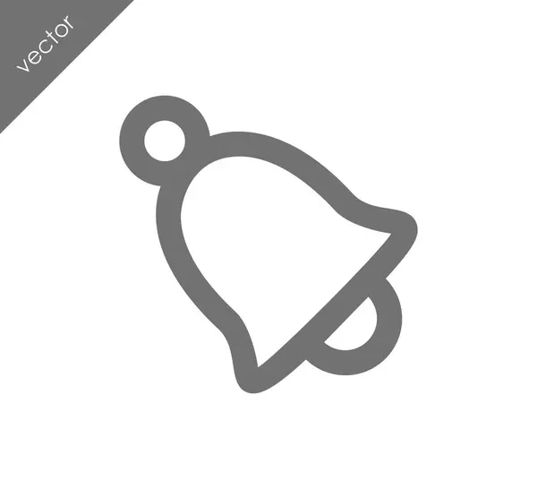 Waarschuwing belpictogram — Stockvector