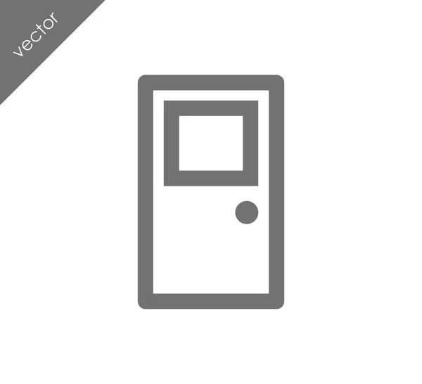 Door flat  icon — Stock Vector