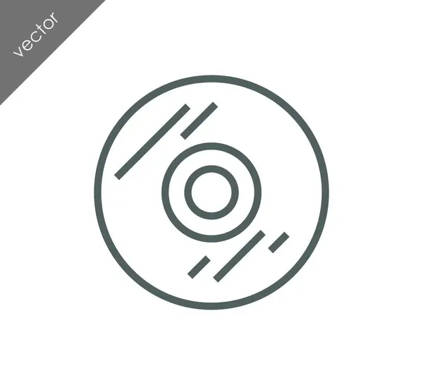 CD disc icon — Stock Vector