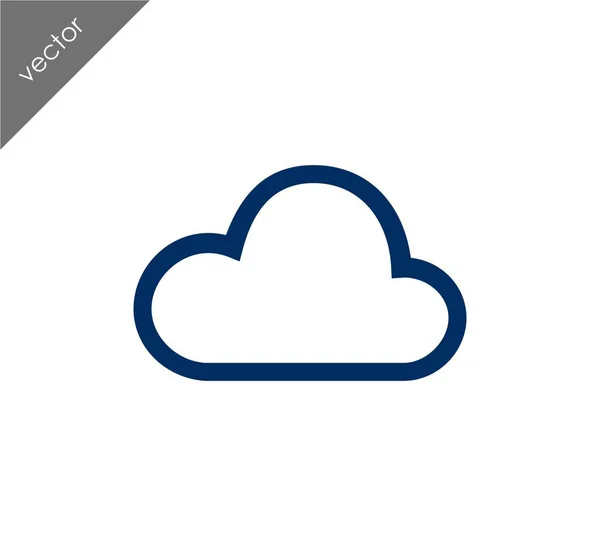 Cloud Web-Ikone — Stockvektor