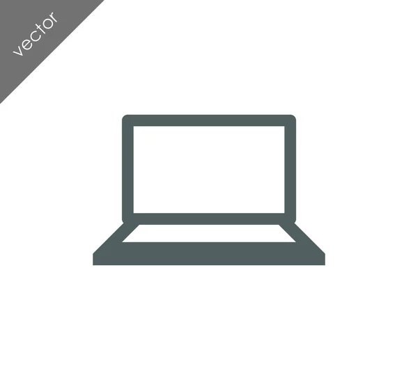 Pictogram desktop computer — Stockvector