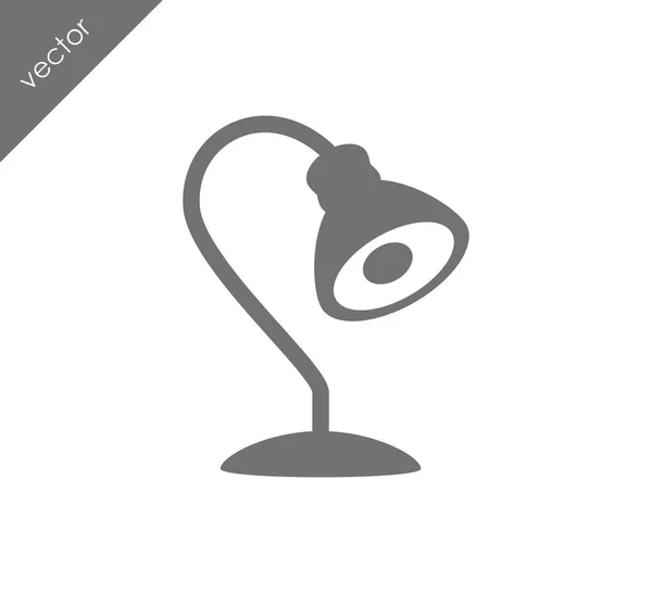 Icône lampe de bureau — Image vectorielle
