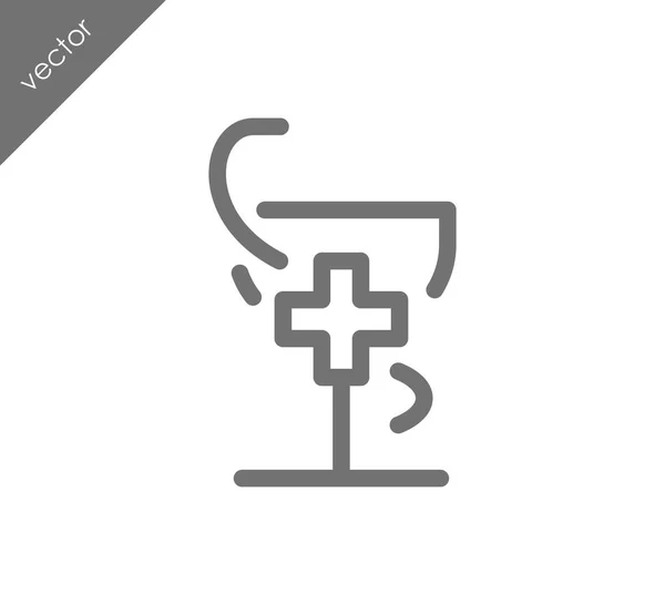 Lékárna symbolu ikona — Stockový vektor