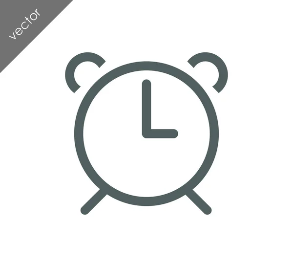 Icono del reloj despertador — Vector de stock