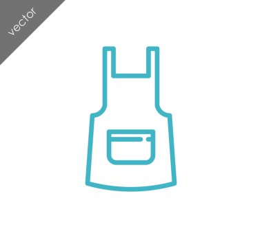 Önlük çizgi simgesi