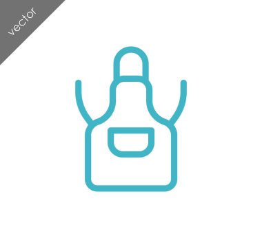 Önlük çizgi simgesi