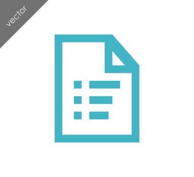 Belge simgesi tasarım 