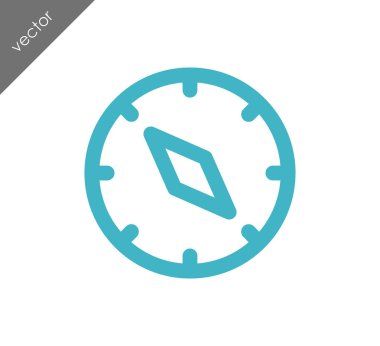 Pusula simgesini illüstrasyon