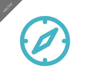 Pusula simgesini illüstrasyon