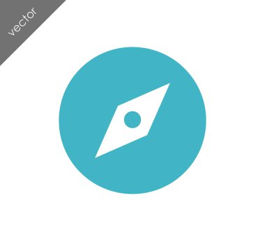 Pusula simgesini illüstrasyon