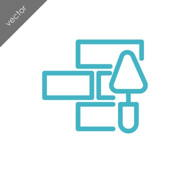 Tasarım inşaat simgesinin