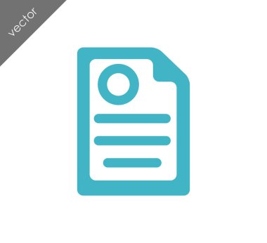 Belge simgesi tasarım 