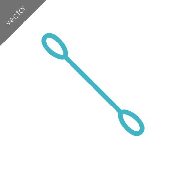 Pamuklu çubukla simgesi