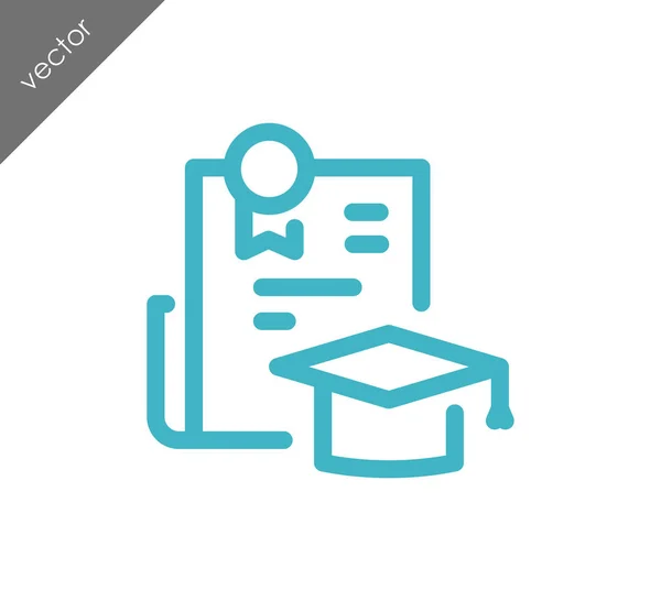 Diseño del icono de la educación — Vector de stock