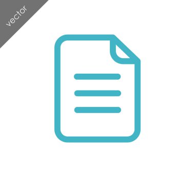 Belge simgesi tasarım 