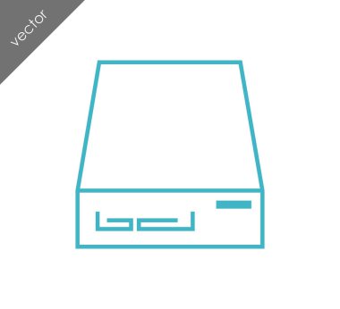 dış sabit sürücü simgesi