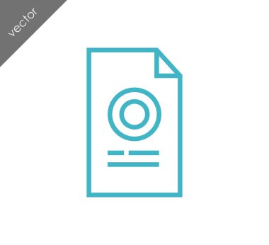 Belge simgesi tasarım 