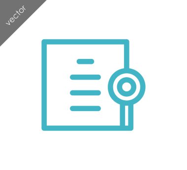 Belge simgesi tasarım 