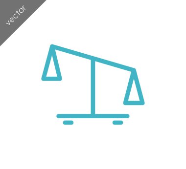 düz ölçek simgesi