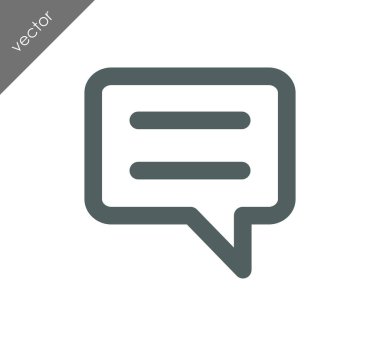 Metin balonu simgesinin