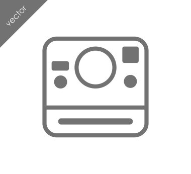 Kamera simgesi düz işareti