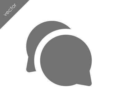 Konuşma simgesini simgeleri 