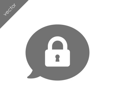 Kilitli sohbet simgesi