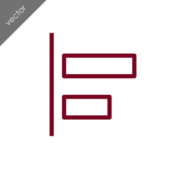 Yatay hizalama nesnelerin sol