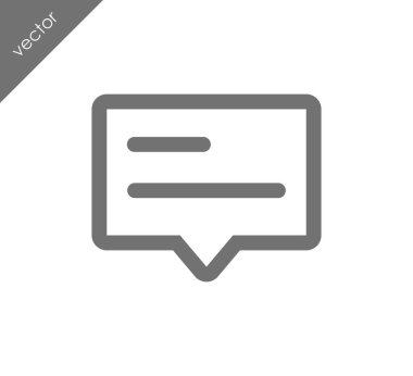 Metin balonu simgesinin