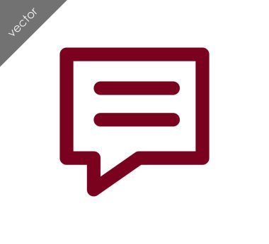 Metin balonu simgesinin