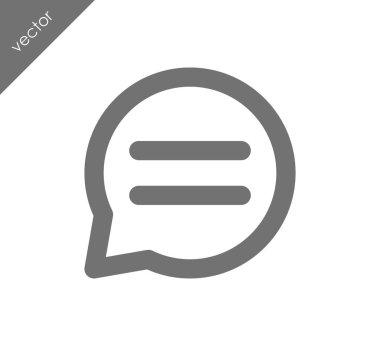 Metin balonu simgesinin