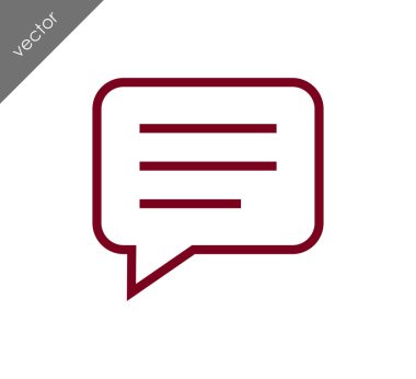 Metin balonu simgesinin