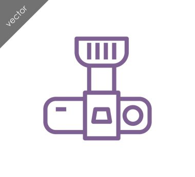 Kamera simgesi düz işareti