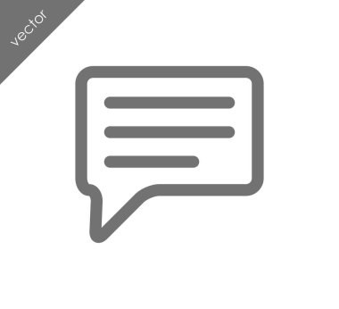 Metin balonu simgesinin