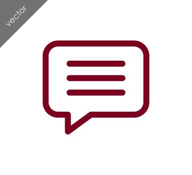 Metin balonu simgesinin