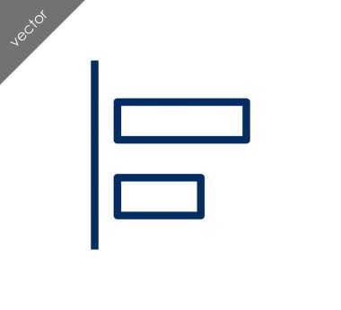 Yatay hizalama nesnelerin sol