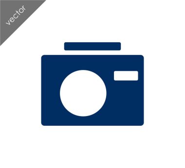 Kamera simgesi düz işareti