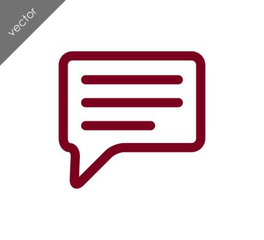 Metin balonu simgesinin