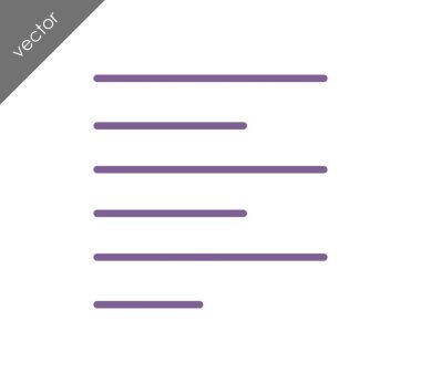 Yazı tipi simgesi Hizala