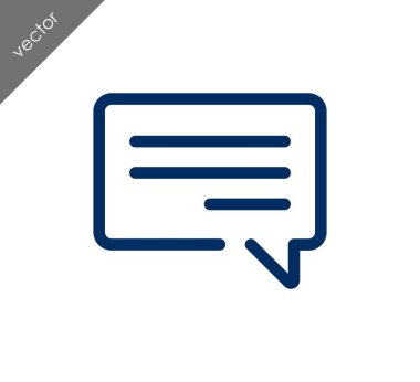 Metin balonu simgesinin