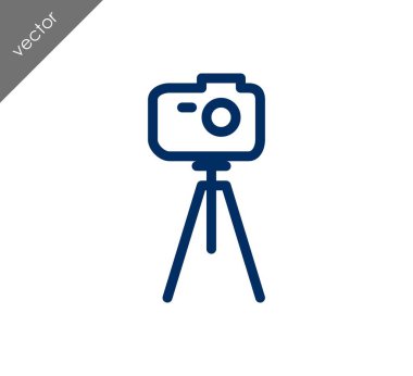 Kamera simgesi düz işareti