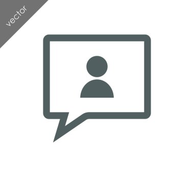 Sohbet simgesi tasarım