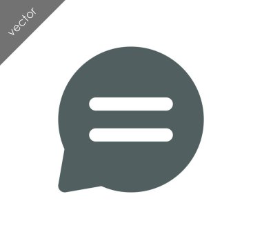 Metin balonu simgesinin